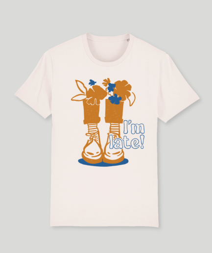 Camiseta I'M LATE - Algodón Orgánico