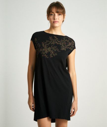 VESTIDO CEREZO NEGRO